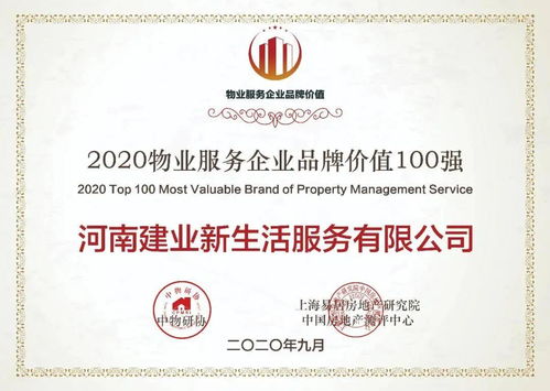 建業(yè)新生活榮獲中國(guó)物業(yè)管理協(xié)會(huì)五大服務(wù)獎(jiǎng)項(xiàng)，引領(lǐng)行業(yè)卓越管理新標(biāo)桿